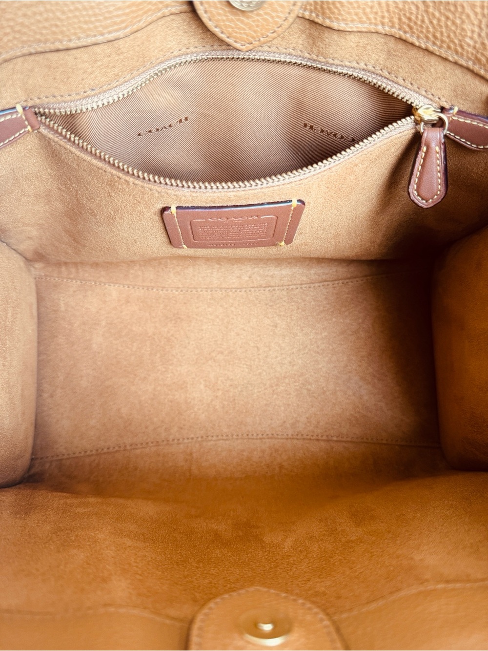 COACH J2139 FIELD TOTE 30 COLORBLOCK CHALK MULTI WITH COACH BADGE BAG 🌟EUC🌟 - Picture 12 of 17